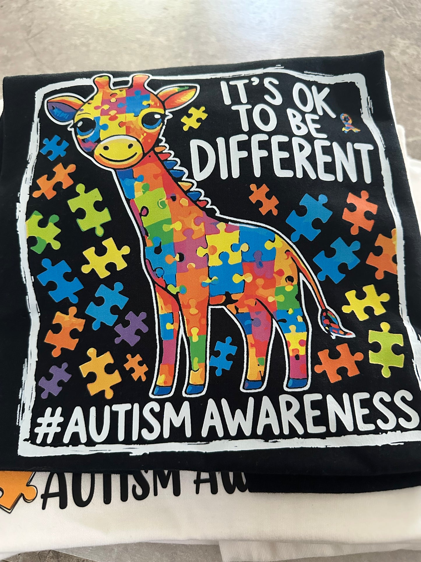It’s ok to be different kids tee
