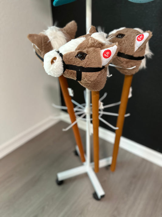 Horse head ride on stick