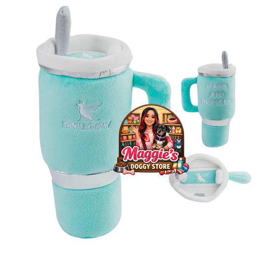 Snuggly cup dog toy