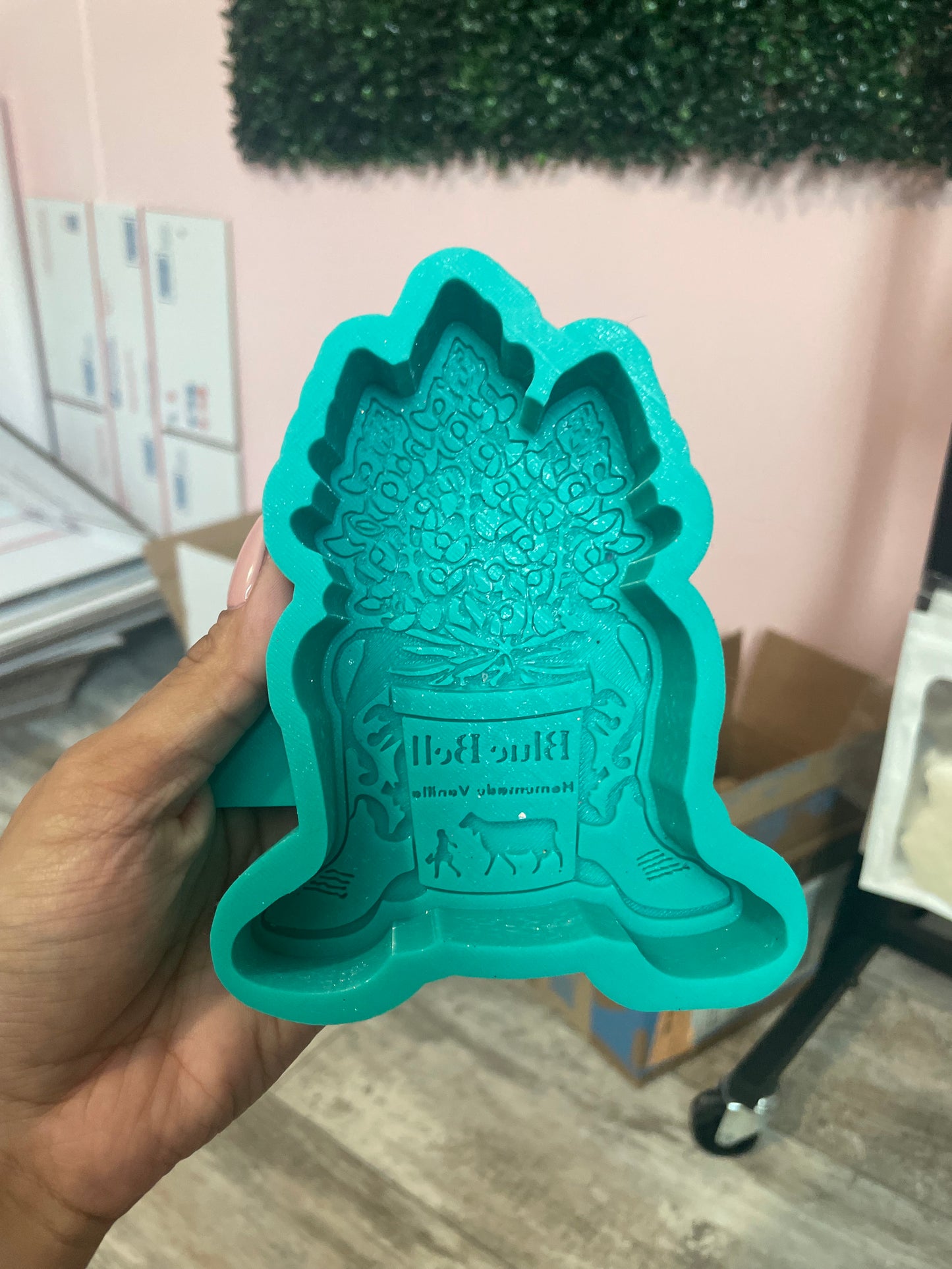 Blue bell bluebonnets boot mold